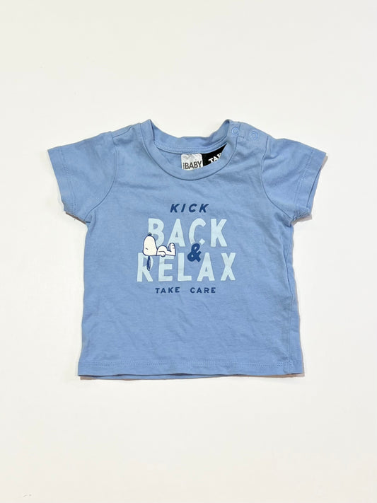 Blue Snoopy tee - Size 000