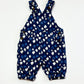 Blue splotch overalls - Size 000