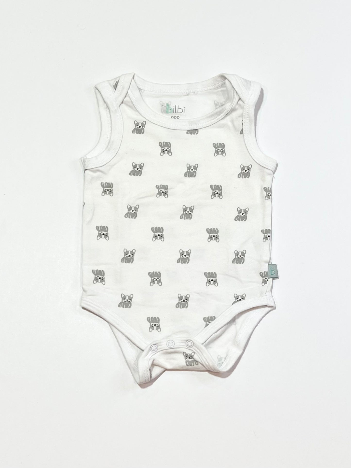 Grey puppy bodysuit - Size 000