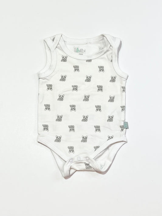 Grey puppy bodysuit - Size 000