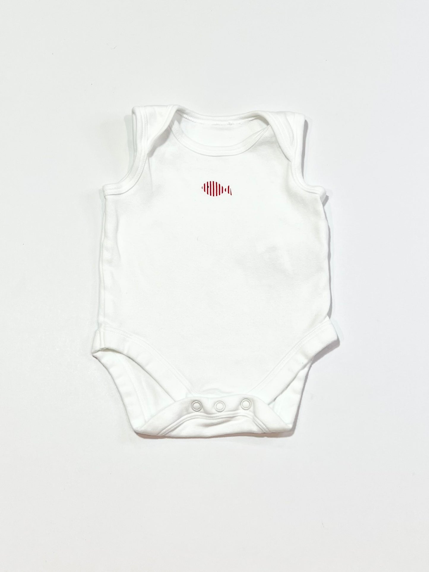 Red fish bodysuit - Size 000