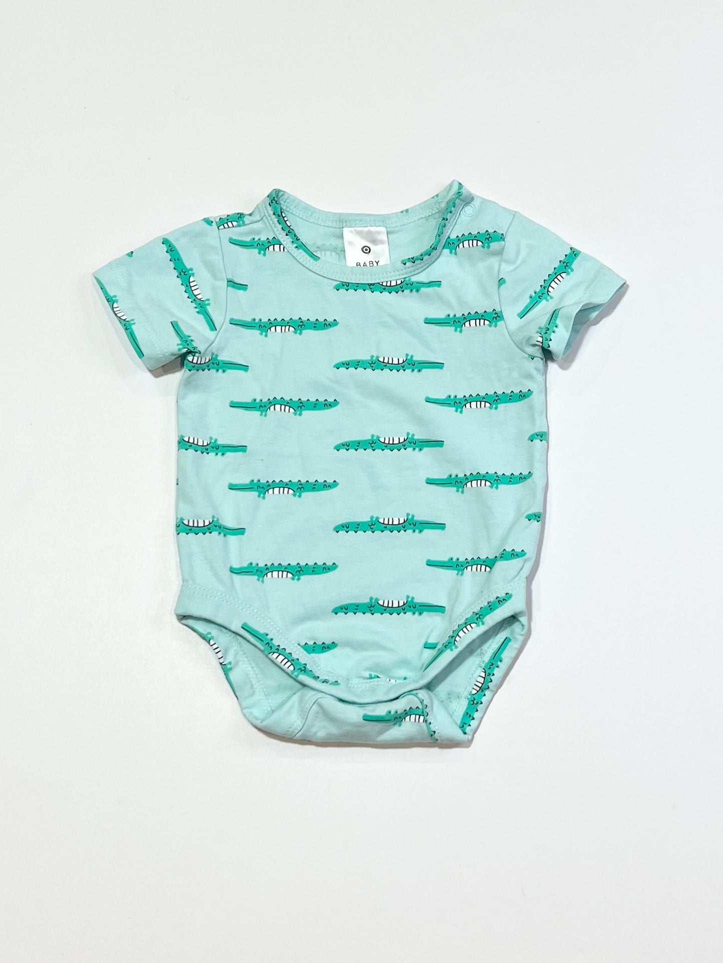 Green crocs bodysuit - Size 000
