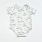 Blue fish bodysuit - Size 000