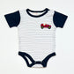 Striped car bodysuit - Size 000