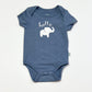 Blue elephant bodysuit - Size 000