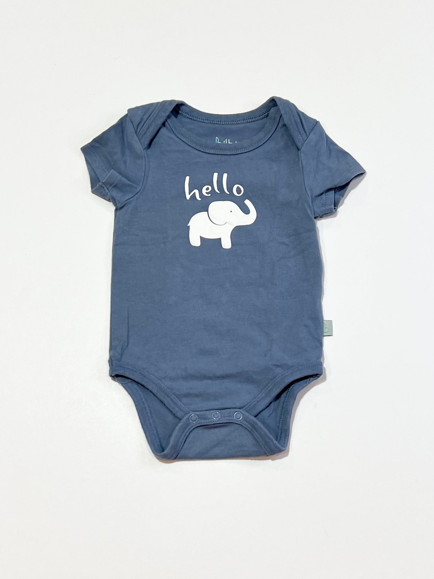 Blue elephant bodysuit - Size 000