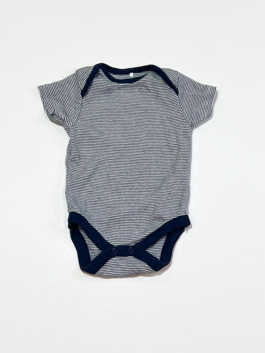 Navy striped bodysuit - Size 000