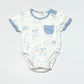 Ribbed animals bodysuit - Size 000