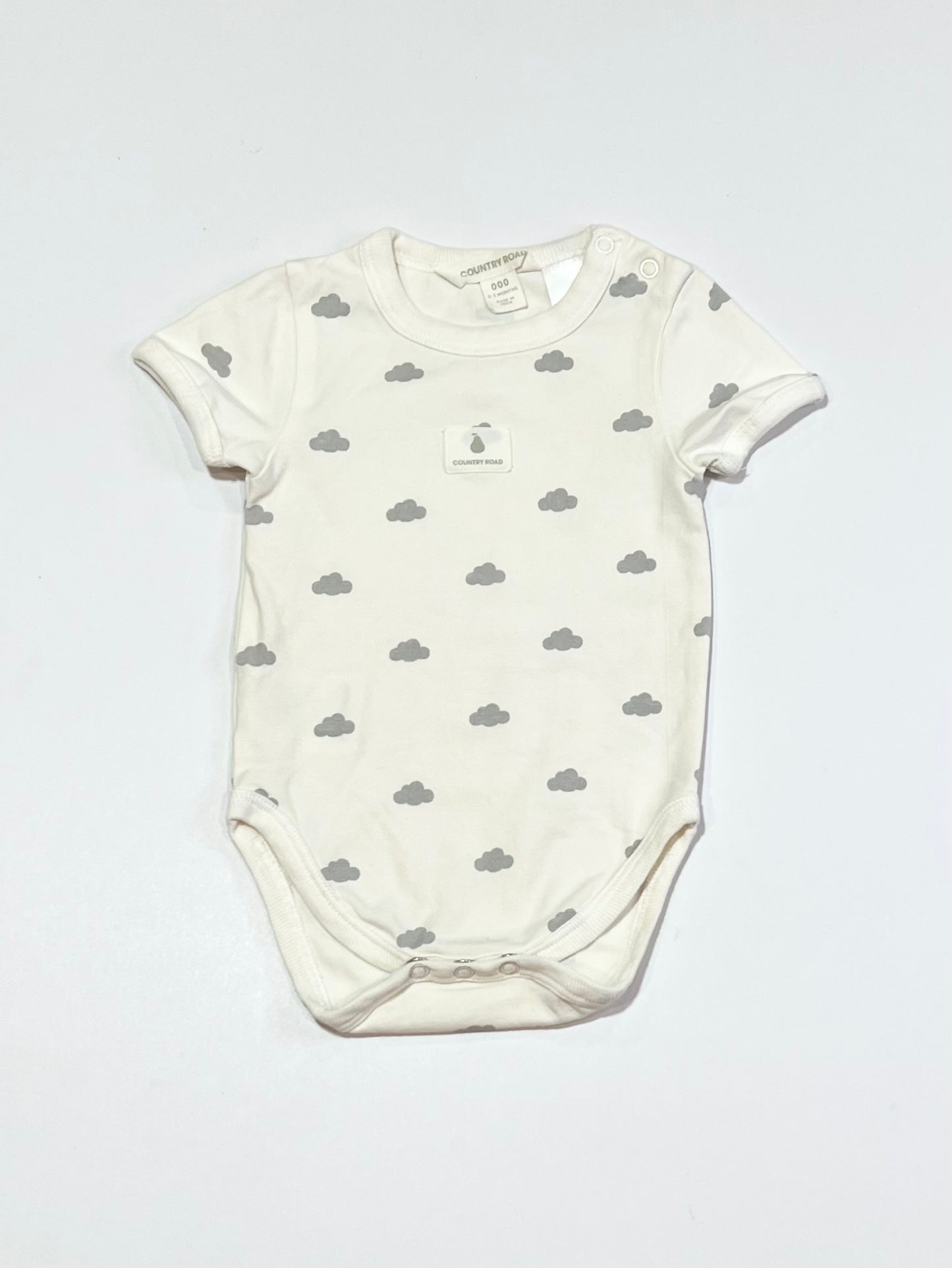 Grey clouds bodysuit - Size 000