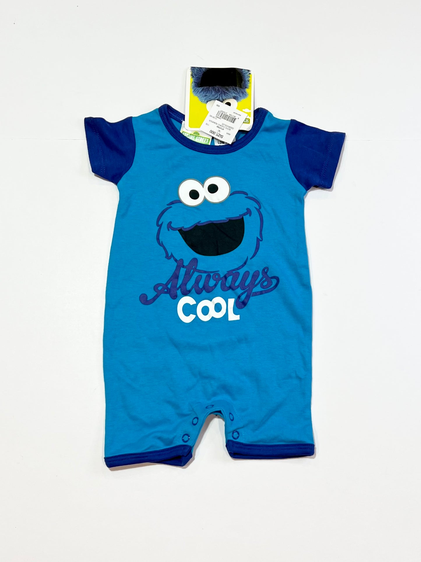 Cookie Monster romper brand new - Size 000