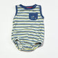 Striped lion romper - Size 000