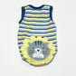 Striped lion romper - Size 000