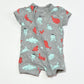 Sea creatures zip romper - Size 000