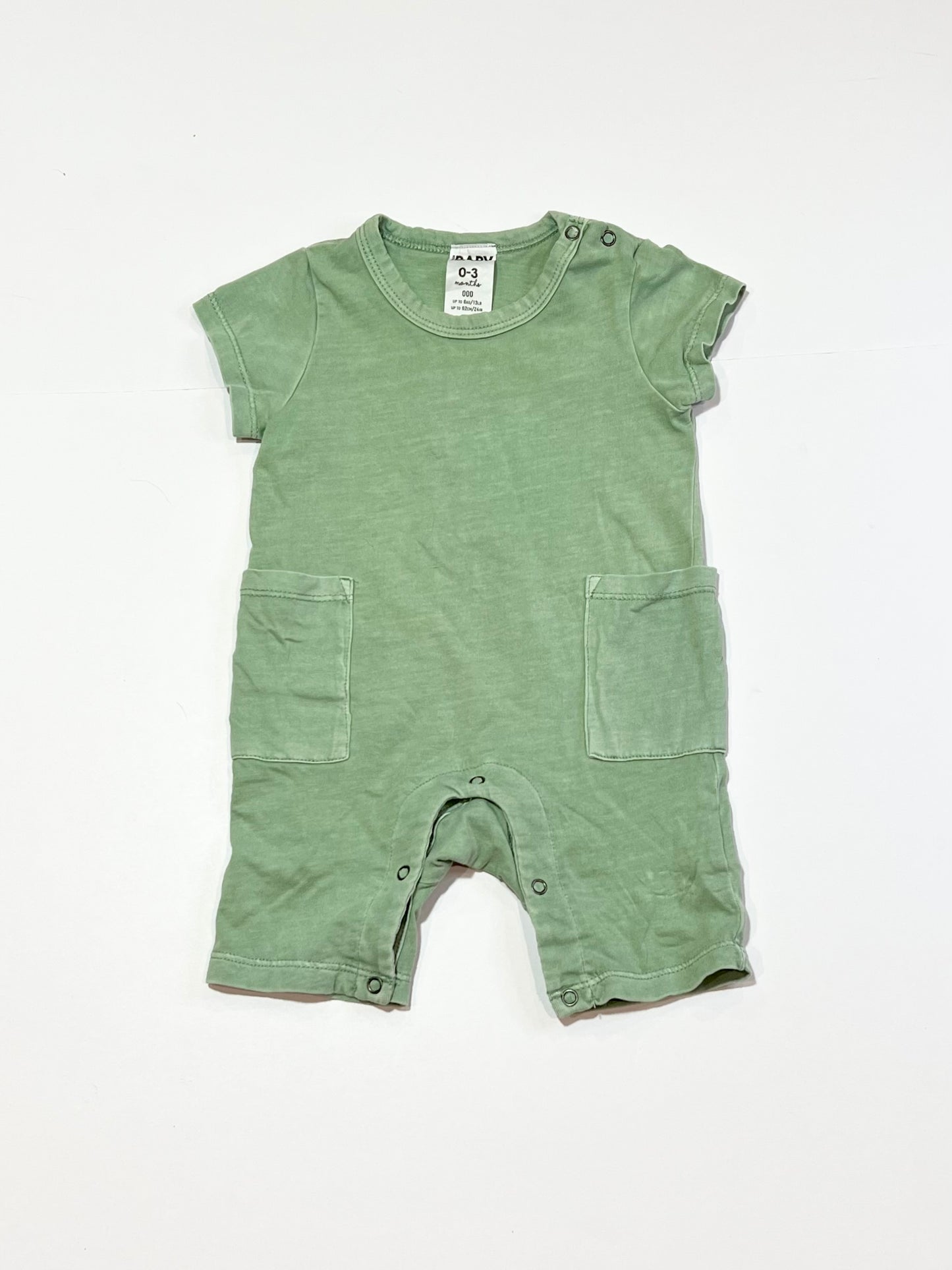Green romper - Size 000