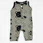Grey mouse romper - Size 0-6 months