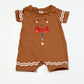 Gingerbread romper - Size 000