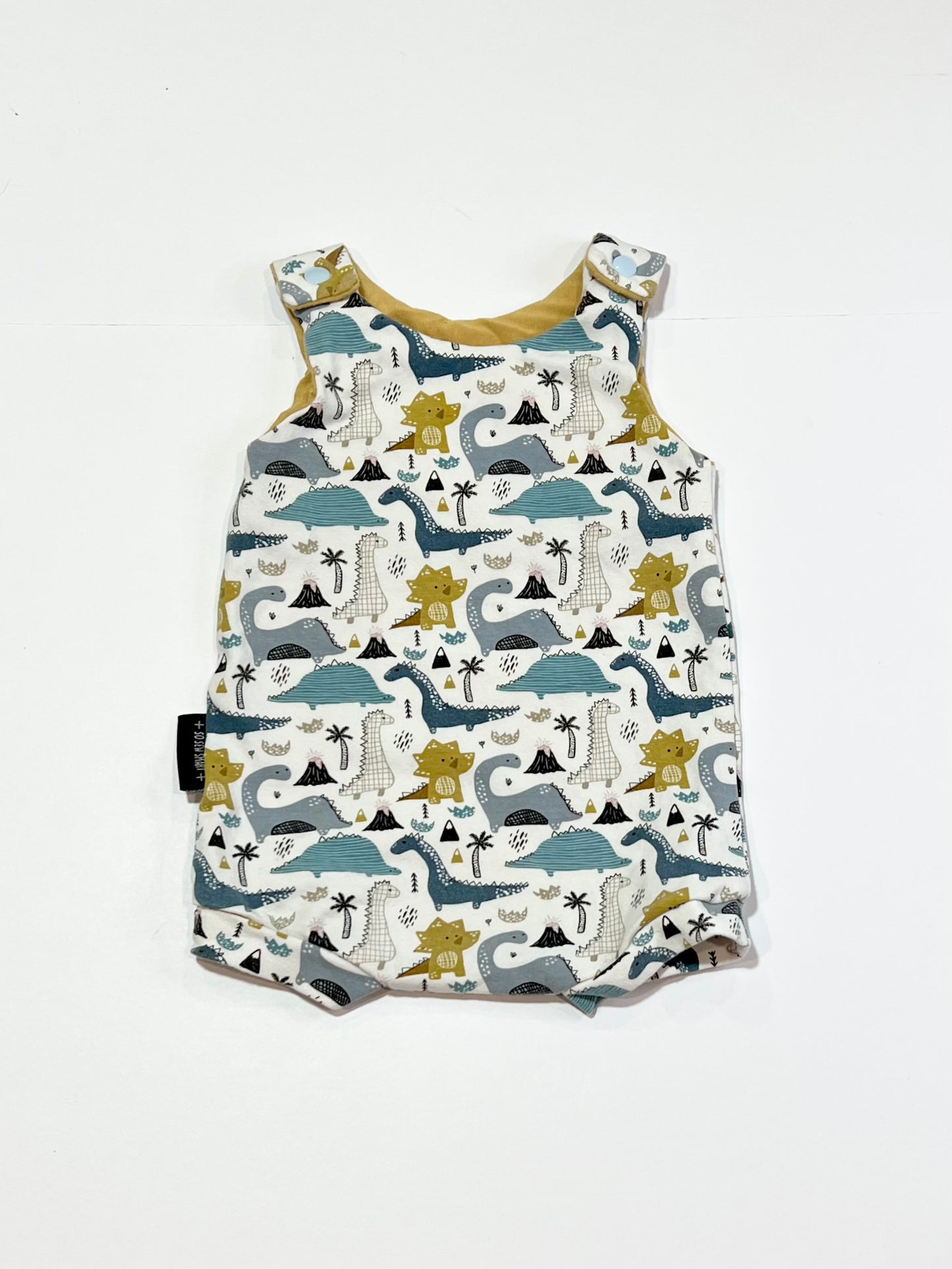 Dinosaurs jersey romper - Size 000