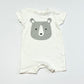 Grey bear romper - Size 000