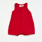 Red cheesecloth romper - Size 000