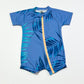 Blue zip swim suit - Size 00