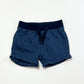 Blue patterned sweat shorts - Size 00