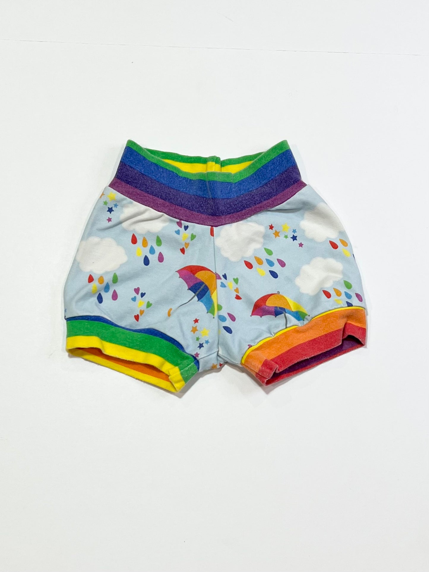 Rainbow cloud jersey shorts - Size 00
