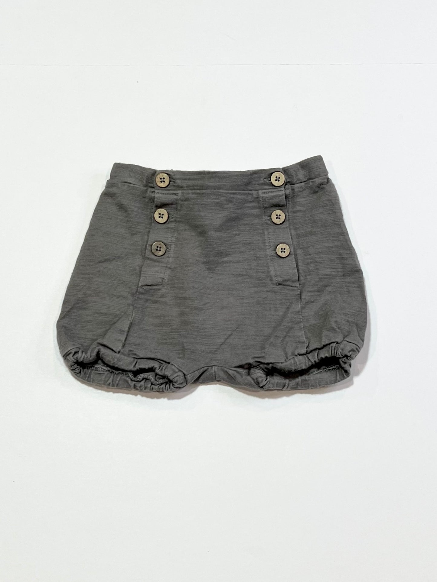 Grey jersey shorts - Size 2-4 months