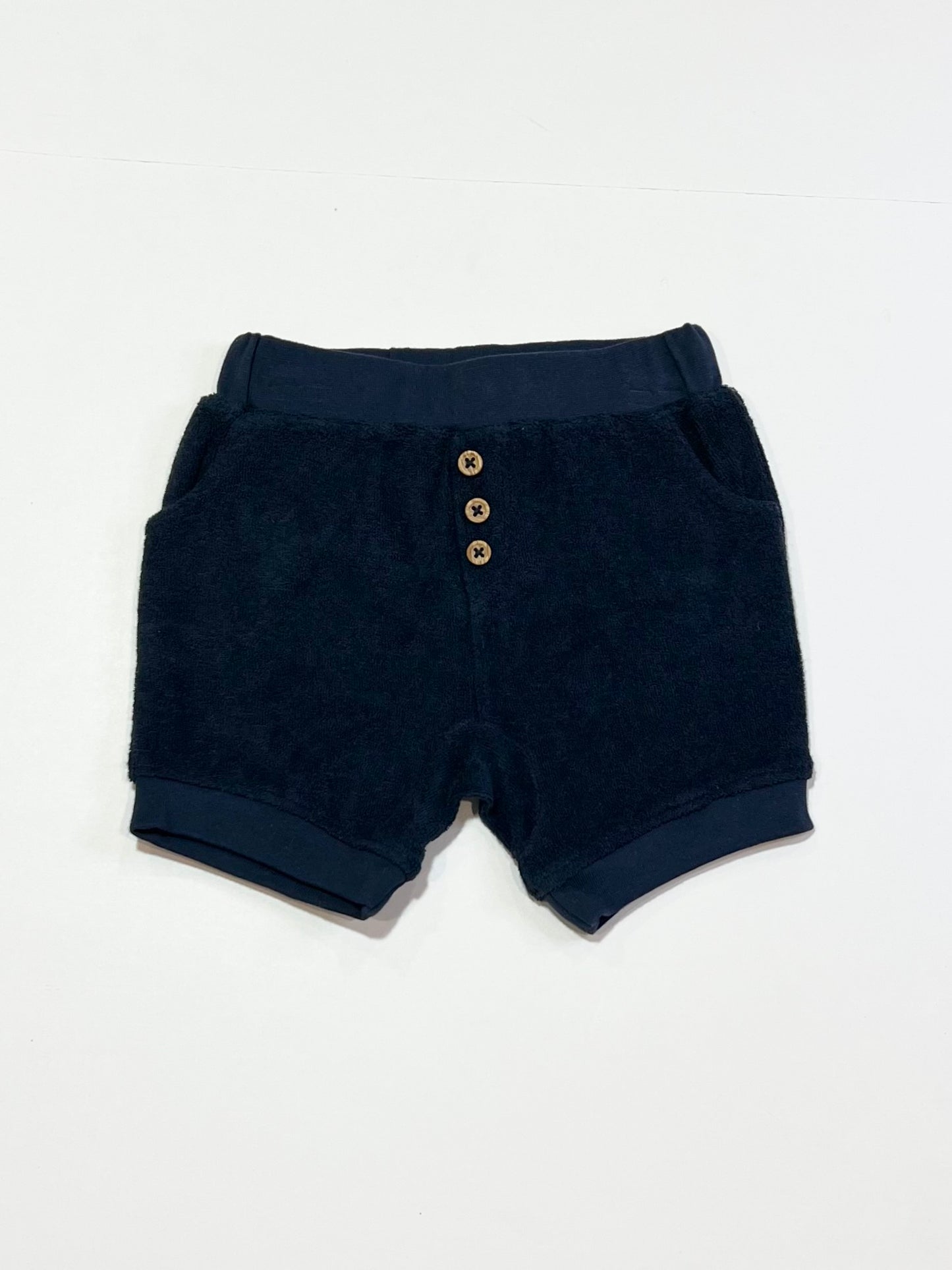 Navy terry shorts - Size 00