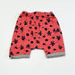 Red denim shorts - Size 00