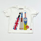 Cricket bat applique tee - Size 00