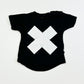 Black X tee - Size 00