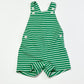 Green striped overalls - Size 00