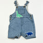Denim dino overalls - Size 00