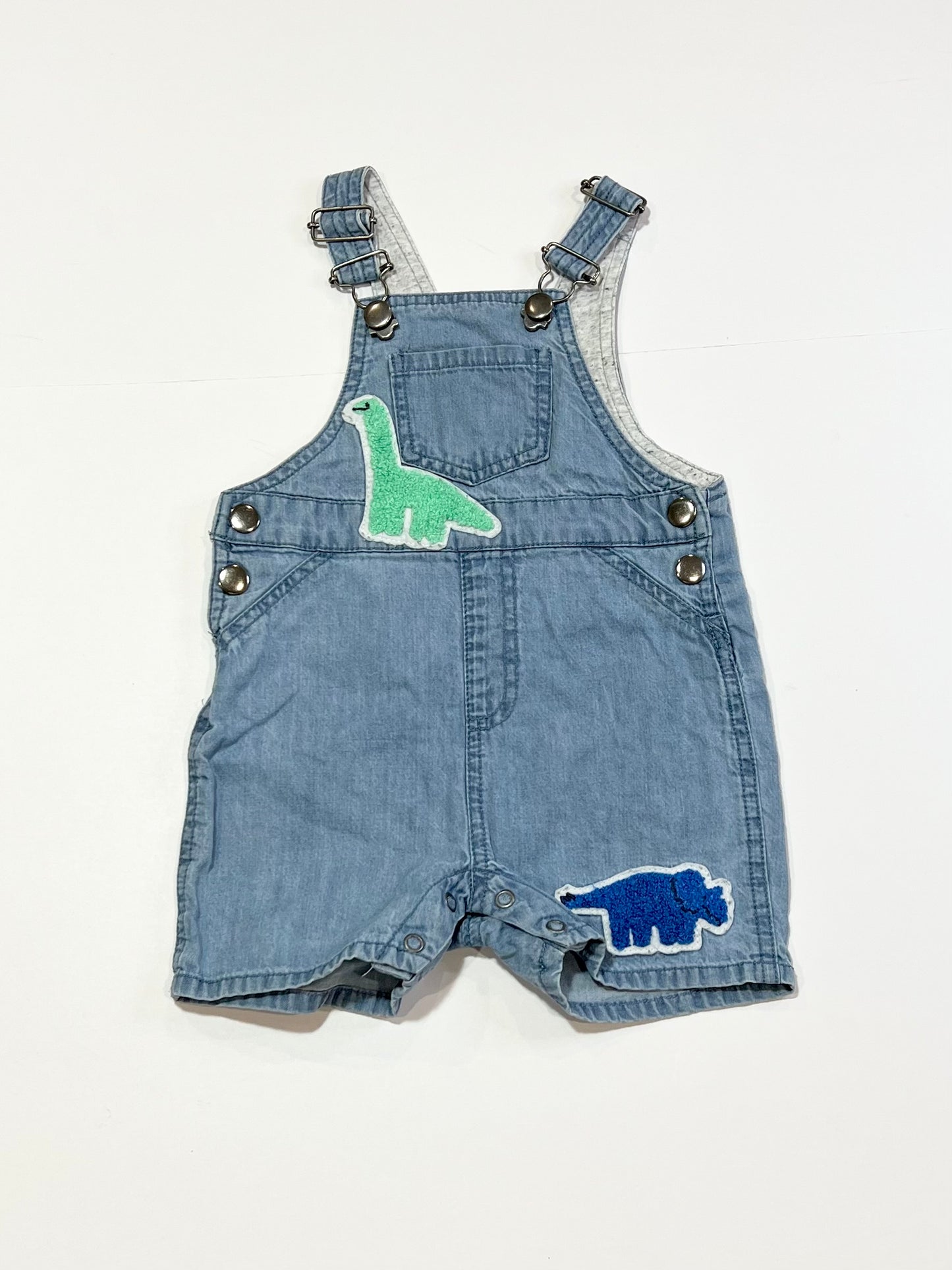 Denim dino overalls - Size 00