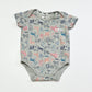 Grey animals bodysuit - Size 00