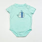 Green whale bodysuit - Size 00