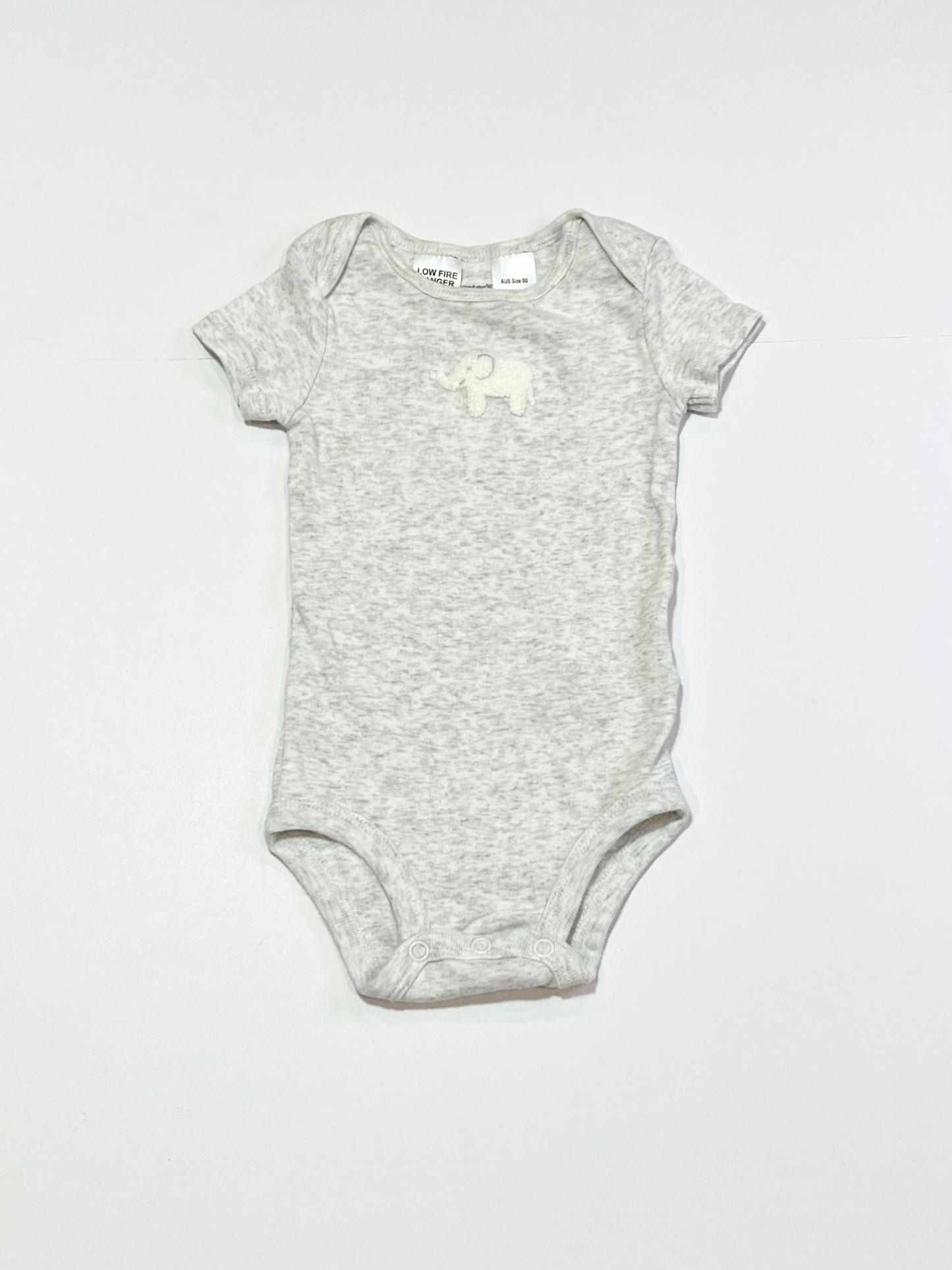 Grey elephant bodysuit - Size 00