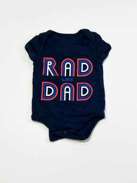 Rad like Dad bodysuit - Size 00