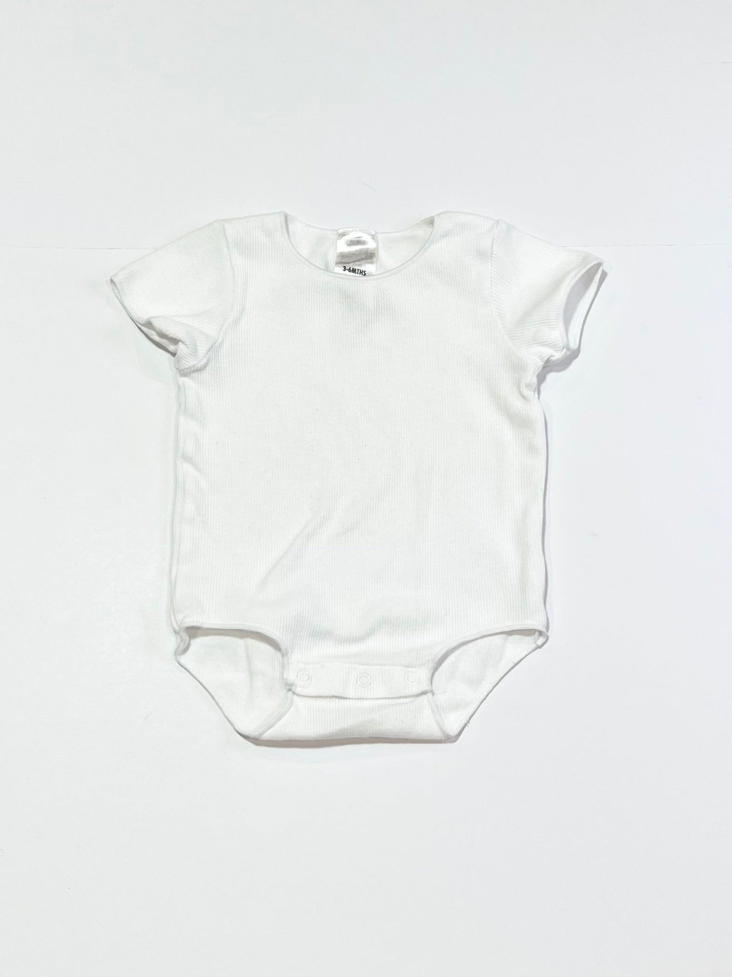 White ribbed bodysuit - Size 00