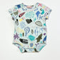 Sea creatures bodysuit - Size 00