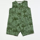 Green koalas romper - Size 00
