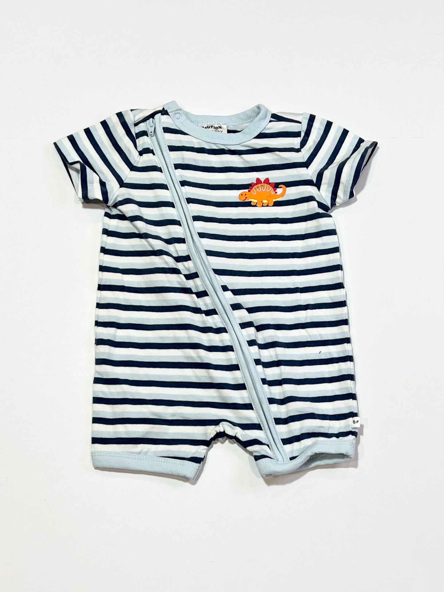 Striped zip romper - Size 00