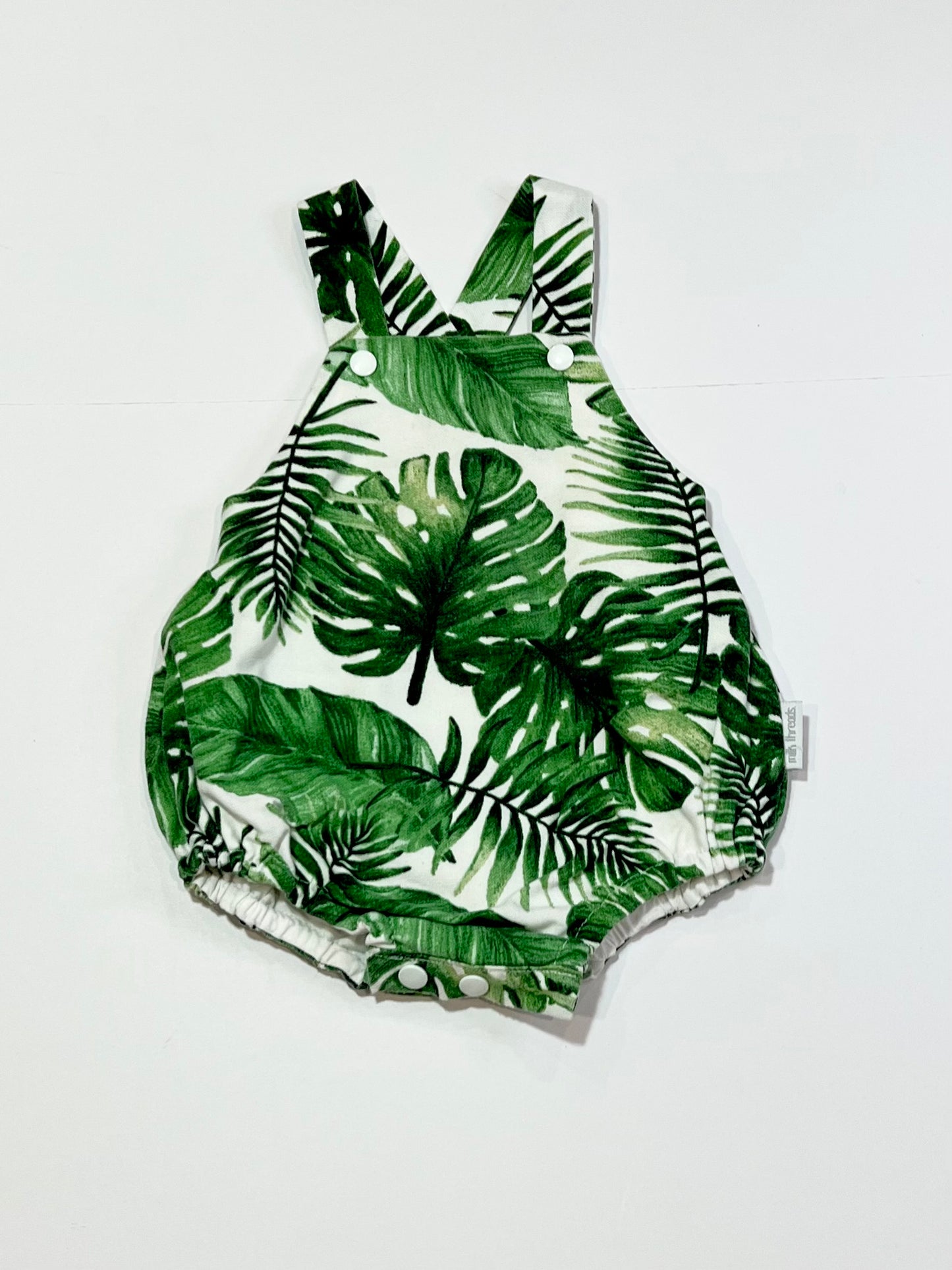 Green leafy romper - Size 00