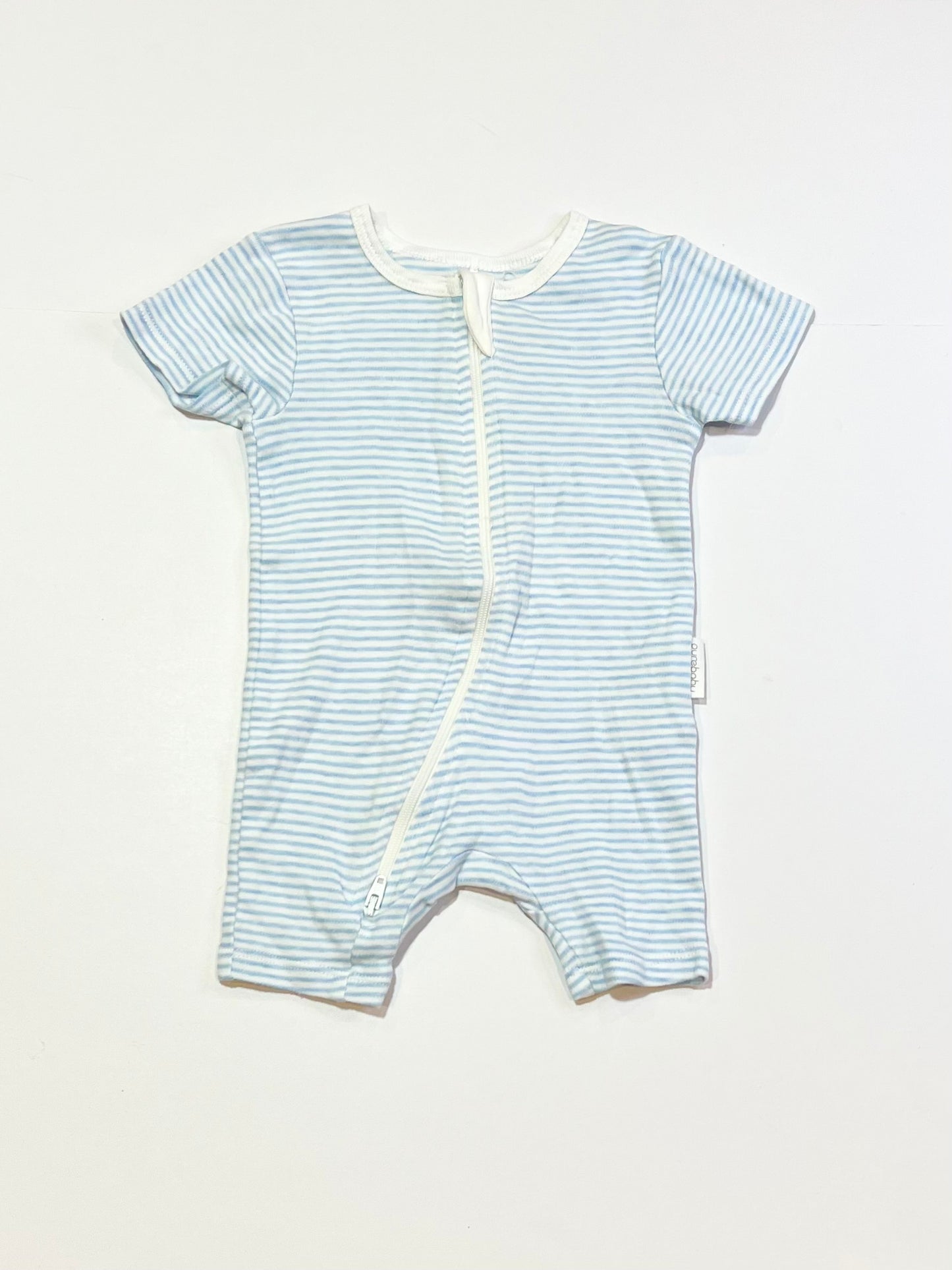 Striped zip romper - Size 00