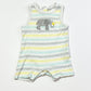 Striped elephant romper - Size 00