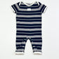 Navy striped romper - Size 00