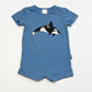 Blue whale romper - Size 00