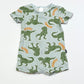 Blue t-rex romper - Size 00