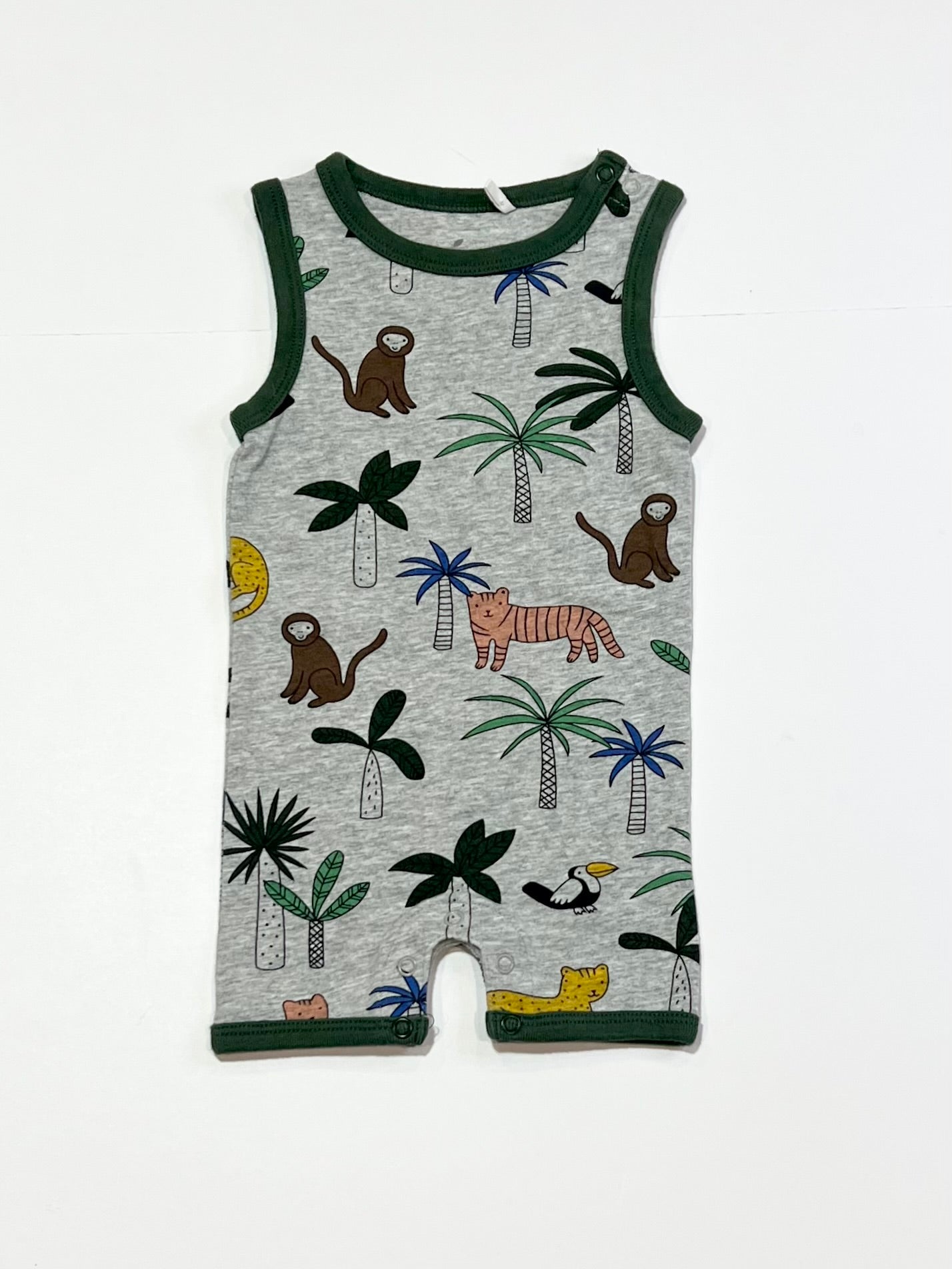 Jungle animals romper - Size 00