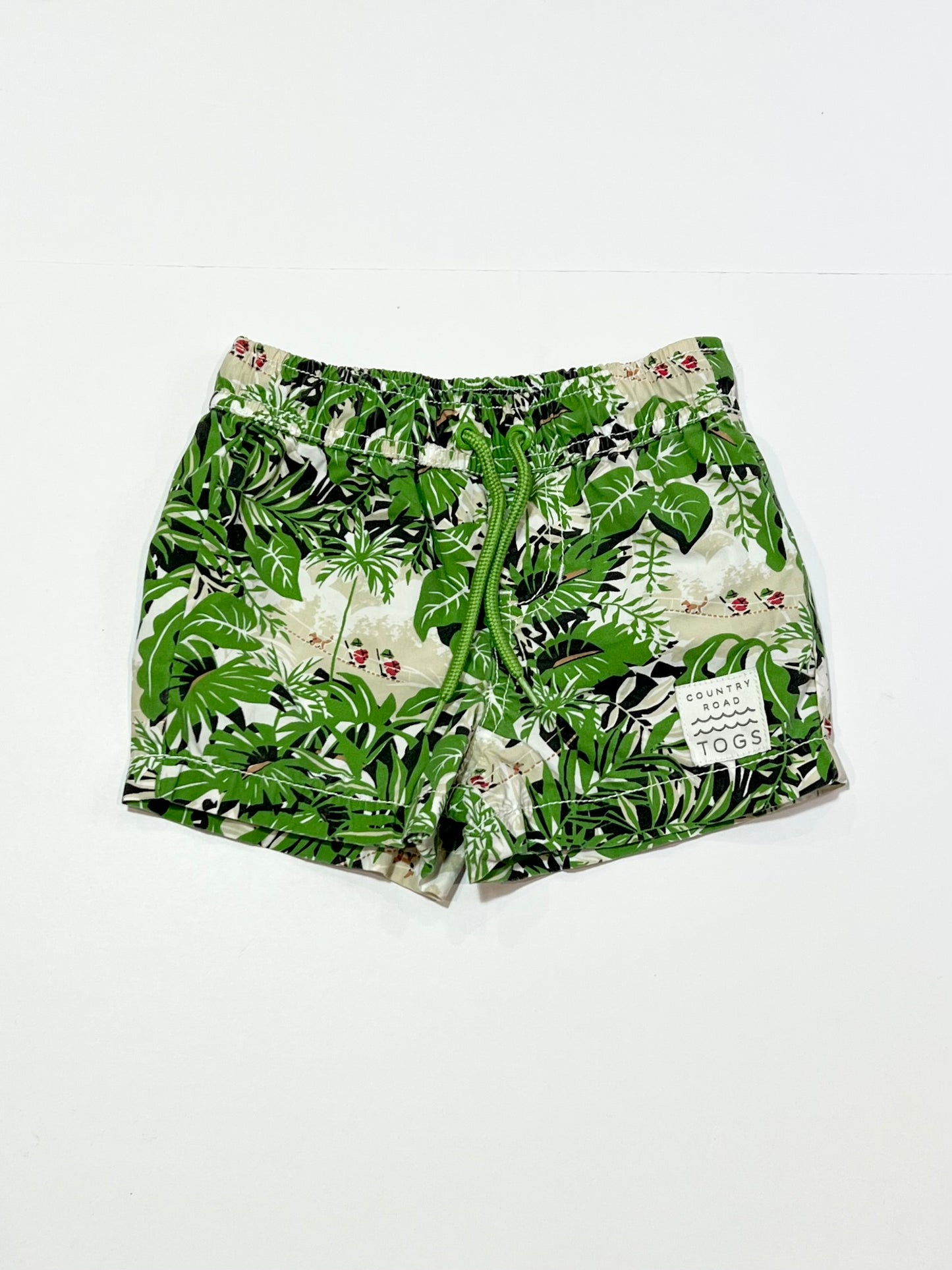 Leafy swim shorts - Size 0